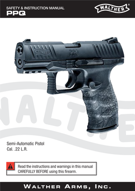 Semi-Automatic Pistol Cal. .22 L.R