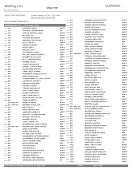 Walking List CLERMONT (.ICO) MIAMI TWP Run Date:11/02/2016