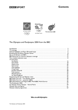 The Olympics & Paralympics 2004
