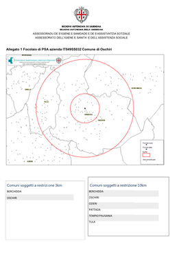 Comuni Soggetti a Restrizione 3Km Comuni