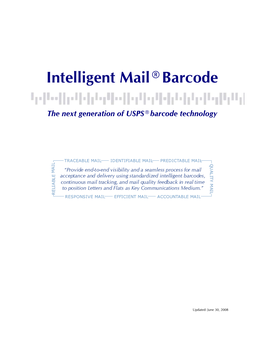 Intelligent Mail® Barcode