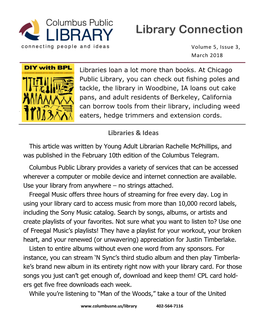 Library Connection