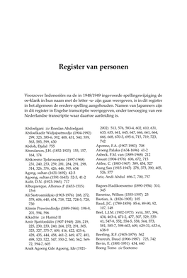 Register Van Personen