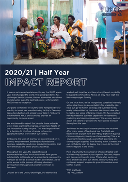2020/21 Half Year Impact Report
