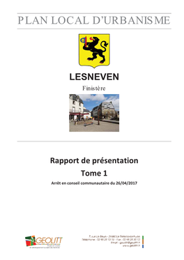 Plan Local D'urbanisme Comportant Notamment Les Orientations D'aménagement Et De Programmation De La Zone