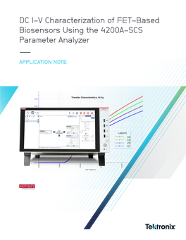 DC I-V Characterization of FET-Based Biosensors Using the 4200A-SCS