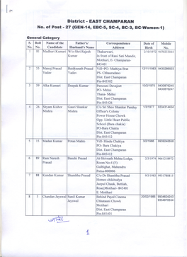 District -EAST CHAMPARAN -~