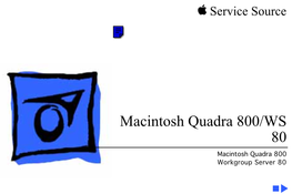 Macintosh Quadra 800/WS 80