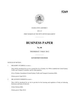 5269 Business Paper
