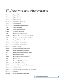 + Part 17: Acronyms and Abbreviations (265 Kb PDF)