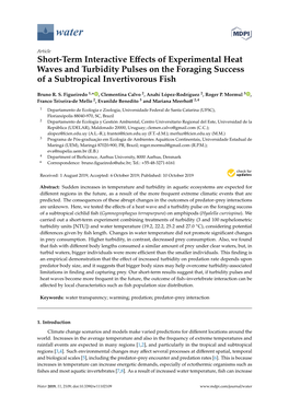 Short-Term Interactive Effects of Experimental Heat Waves And