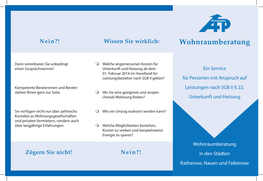 Flyer Wohnraumberatung