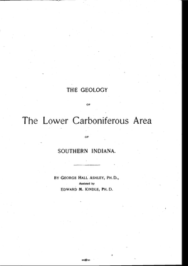 The Lower Carboniferous Area