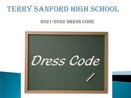 2019-2020 Dress Code