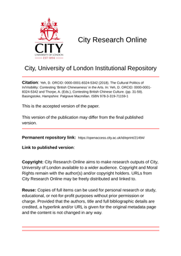 City Research Online