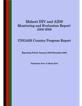 Malawi HIV and AIDS Monitoring and Evaluation Report: 2008-2009