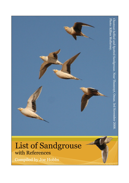 Sandgrouserefs Ver1.0.Pdf