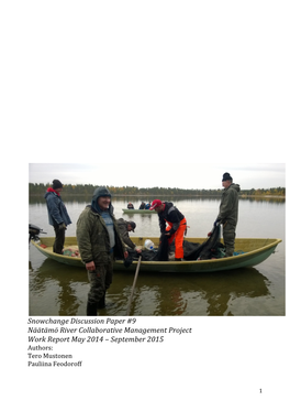 140915 Näätämö River Collaborative Management Project
