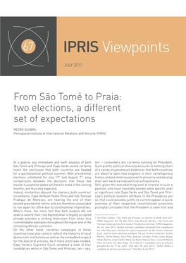 IPRIS Viewpoints