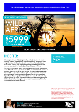 Wild Africa Itinerary