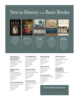 New in History from Basic Books