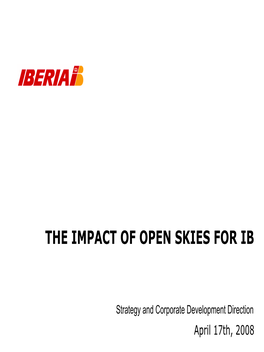 Open Skies for Ib