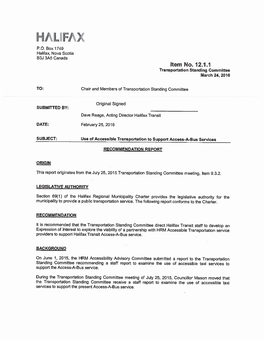 Mar 24/16 Transportation Standing Committee