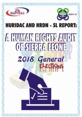 A Human Rights Audit of the 2018 Sierra Leone Election