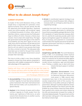 What to Do About Joseph Kony?