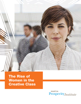 The Rise of Women in the Creative Class