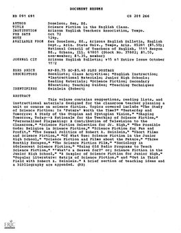 Rd., Urbana, Ill. 61801 (Stock 37882; $1.50, Non-Member; $1.35, Member) JOURNAL CIT Arizona English Bulletin; V15 N1 Entire Issue October 1972