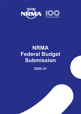NRMA Federal Budget Submission