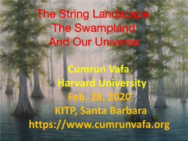 The String Landscape, the Swampland and The