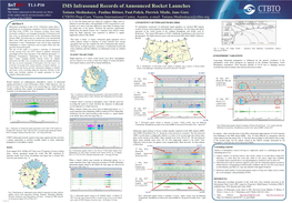 IMS Infrasound Records of Announced Rocket Launches