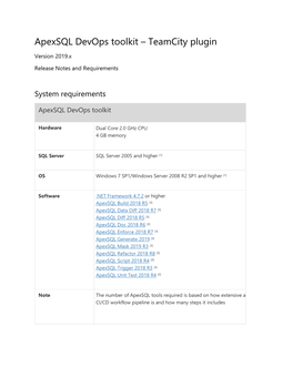 Apexsql Devops Toolkit – Teamcity Plugin