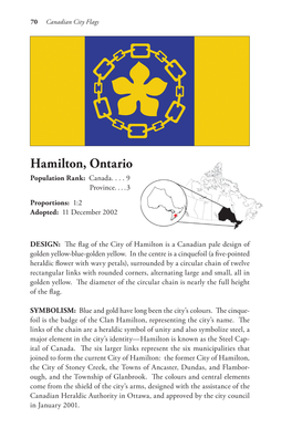 Hamilton, Ontario Population Rank: Canada