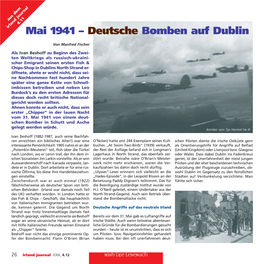 Mai 1941 – Deutsche Bomben Auf Dublin