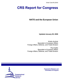 NATO and the European Union