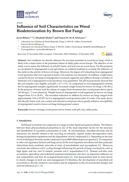 Influence of Soil Characteristics on Wood Biodeterioration by Brown