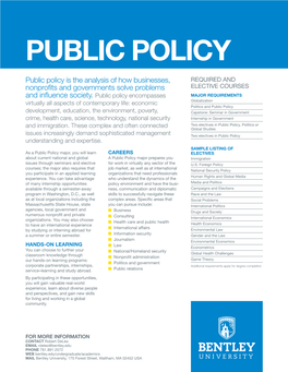 Public Policy