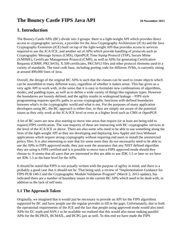 BC FIPS Java Description