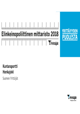 Honkajoki Suomen Yrittäjät Tutkimuksen Taustat Ja Toteutus 1/2