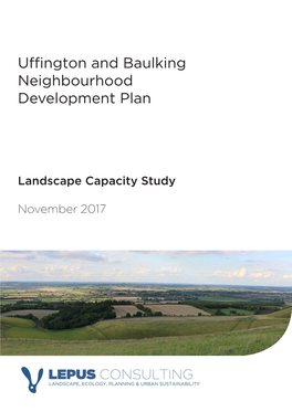 Uffington and Baulking Neighbourhood Development Plan