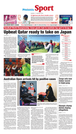 Upbeat Qatar Ready to Take on Japan