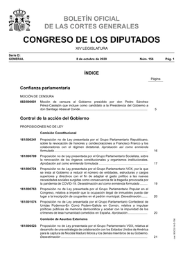 Moción De Censura Presentada Por El G.P