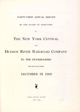 The New York Central Hudson River Railroad Company