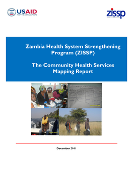 Zambia Health System Strengthening Program (ZISSP)