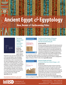 Ancient Egypt &Egyptology