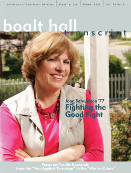 Boalt Halltranscript