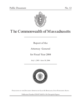 The Commonwealth of Massachusetts